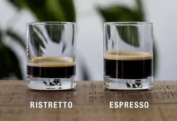 Diferencia entre Ristretto y Espresso